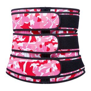 camouflage pink neoprene waist trainer
